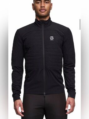 Bjorn Daehlie Winter Run 2.0 Jacket - Men's size Medium Black EUC